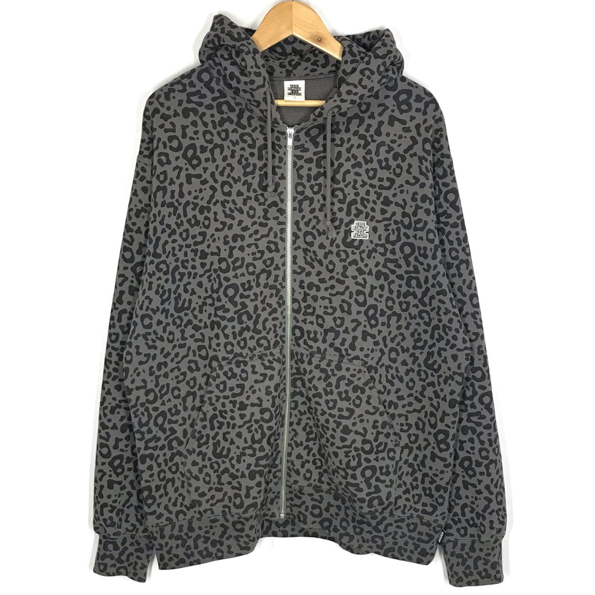 BlackEyePatch | ブラックアイパッチ SMALL OG LEOPARD ZIP HOODIE ジップパーカー パーカー レオパード柄 グレー サイズ：L【倉吉店】