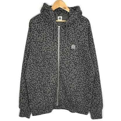 BlackEyePatch | ブラックアイパッチ SMALL OG LEOPARD ZIP HOODIE ジップパーカー パーカー レオパード柄 グレー サイズ：L【倉吉店】
