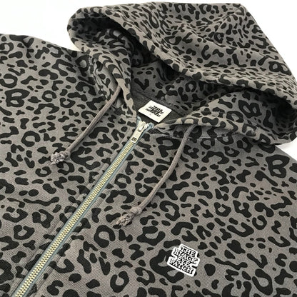 BlackEyePatch | ブラックアイパッチ SMALL OG LEOPARD ZIP HOODIE ジップパーカー パーカー レオパード柄 グレー サイズ：L【倉吉店】
