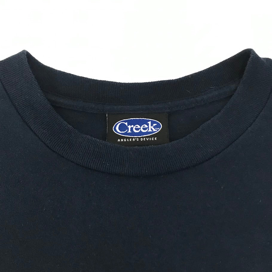 Creek Angler's Device | クリークアングラーズデバイス 半袖Ｔシャツ ネイビー サイズ：M【倉吉店】【代金引換不可・日時指定不可】【ポスト投函】