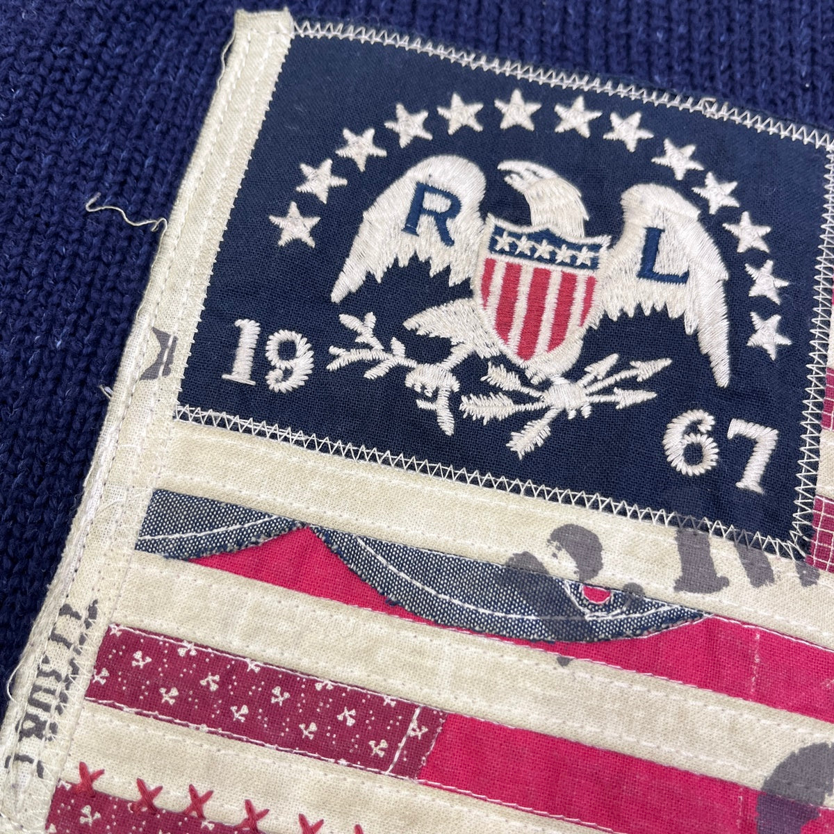 POLO RALPH LAUREN | ポロ・ラルフローレン 星条旗 ニット ネイビー サイズ：M【加古川店】
