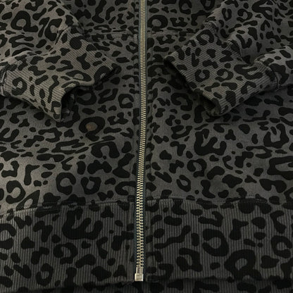 BlackEyePatch | ブラックアイパッチ SMALL OG LEOPARD ZIP HOODIE ジップパーカー パーカー レオパード柄 グレー サイズ：L【倉吉店】