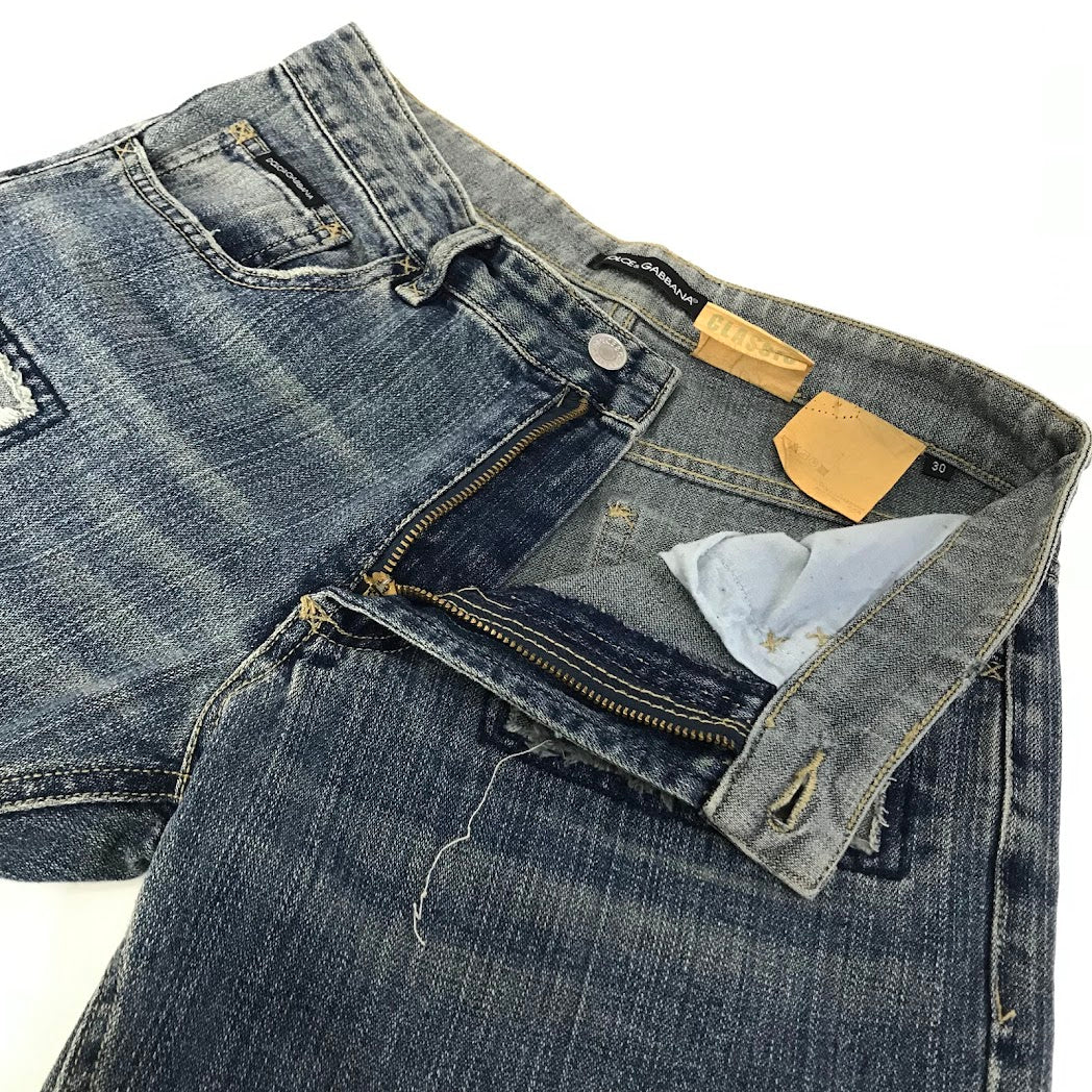 DOLCE & GABBANA | ドルチェアンドガッバーナ 14 CLASSIC ダメージ加工 デニムパンツ ブルー サイズ：30【倉吉店】