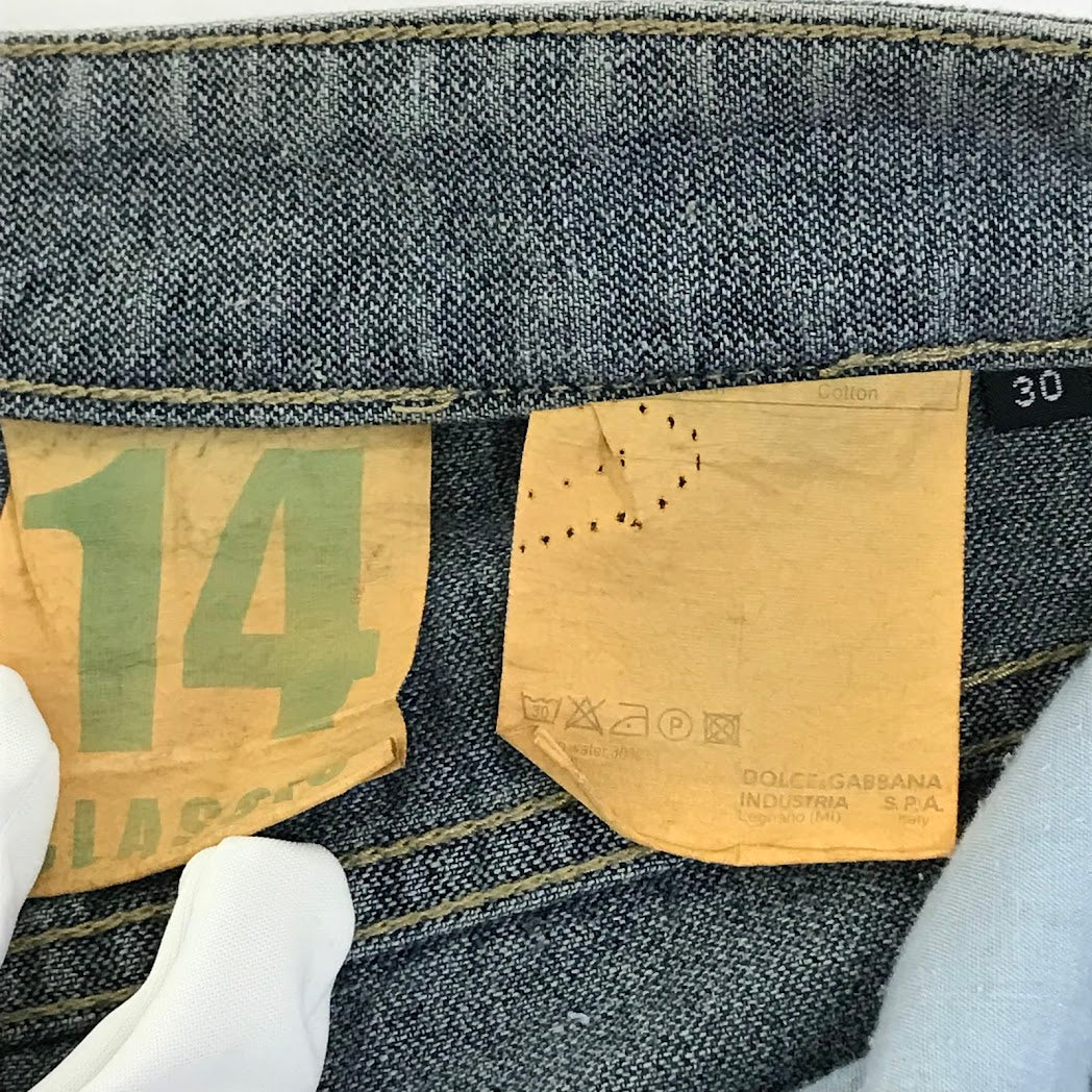 DOLCE & GABBANA | ドルチェアンドガッバーナ 14 CLASSIC ダメージ加工 デニムパンツ ブルー サイズ：30【倉吉店】
