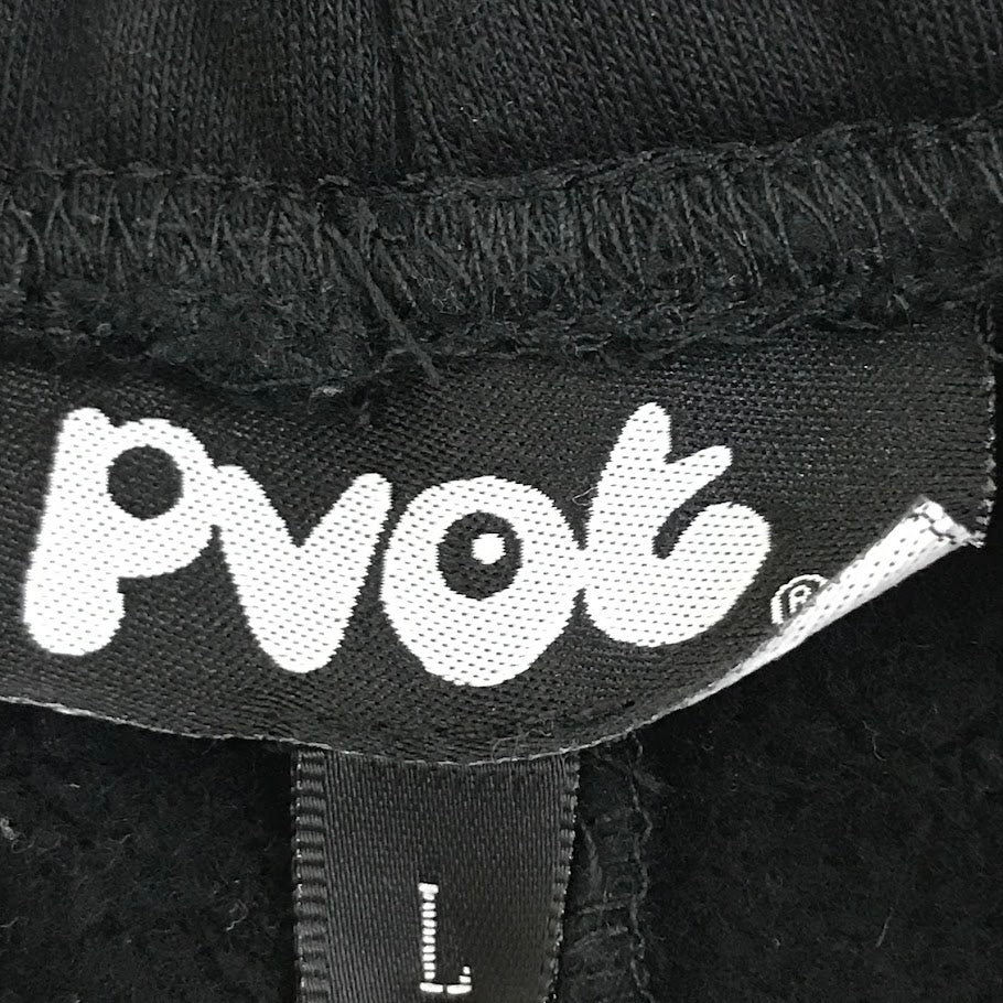 PVOT｜ピボットアパレル スウェットハーフパンツ ショートパンツ ブラック サイズ：L【倉吉店】