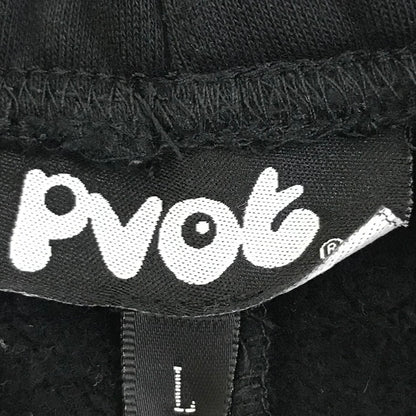 PVOT｜ピボットアパレル スウェットハーフパンツ ショートパンツ ブラック サイズ：L【倉吉店】