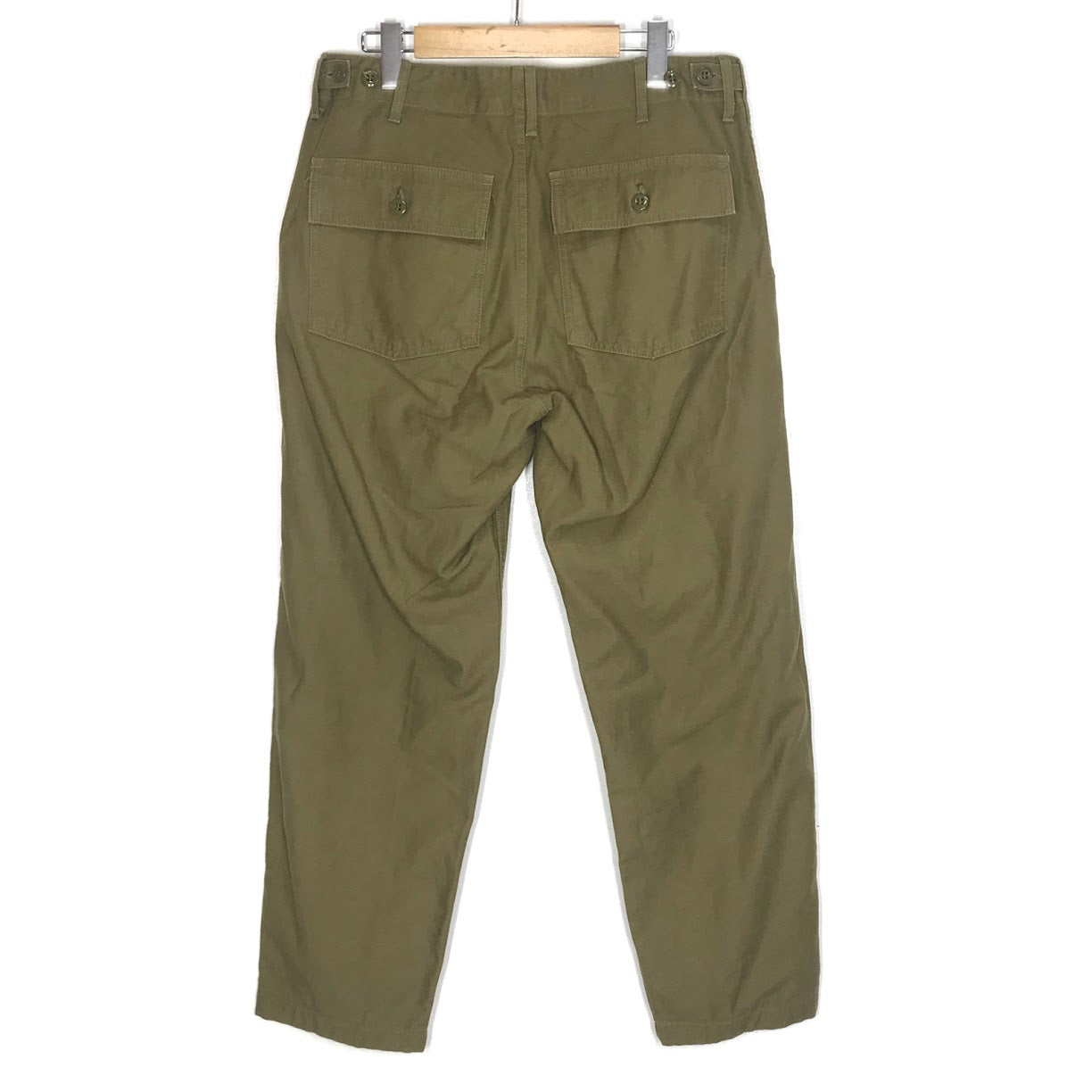 HOUSTON | ヒューストン FATIGUE PANTS ミリタリーパンツ パンツ 21UN002 オリーブ サイズ：34【倉吉店】