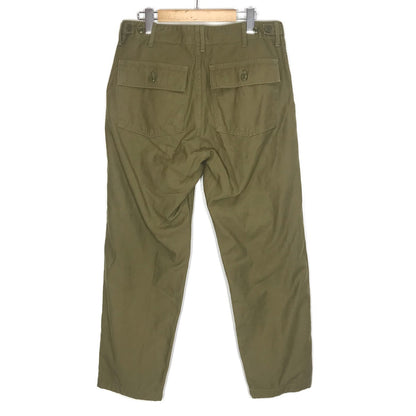 HOUSTON | ヒューストン FATIGUE PANTS ミリタリーパンツ パンツ 21UN002 オリーブ サイズ：34【倉吉店】