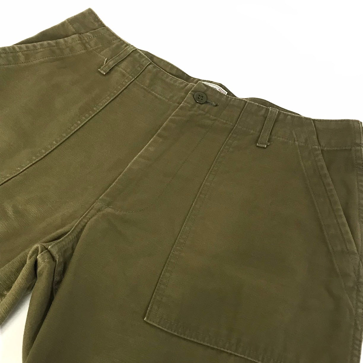 HOUSTON | ヒューストン FATIGUE PANTS ミリタリーパンツ パンツ 21UN002 オリーブ サイズ：34【倉吉店】