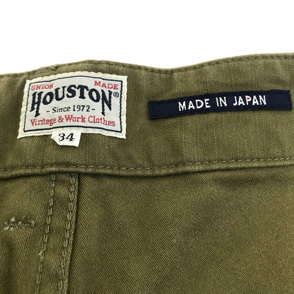 HOUSTON | ヒューストン FATIGUE PANTS ミリタリーパンツ パンツ 21UN002 オリーブ サイズ：34【倉吉店】