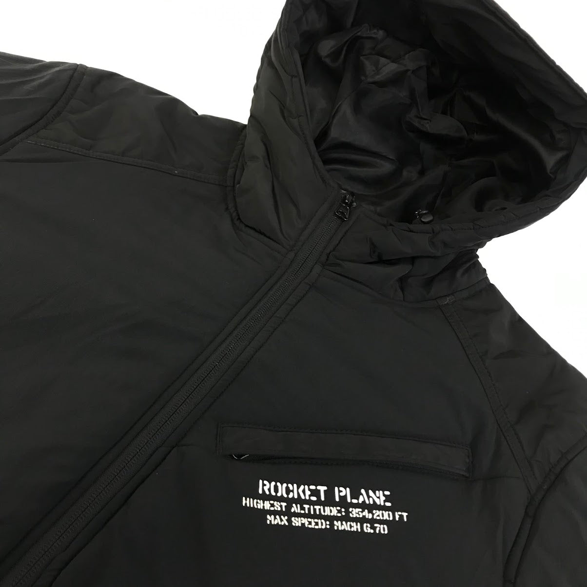 AVIREX | アヴィレックス MIX FABRIC BOMBER JACKET ボンバージャケット 中綿ジャケット 6182167 ブラック サイズ：L【倉吉店】