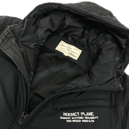 AVIREX | アヴィレックス MIX FABRIC BOMBER JACKET ボンバージャケット 中綿ジャケット 6182167 ブラック サイズ：L【倉吉店】