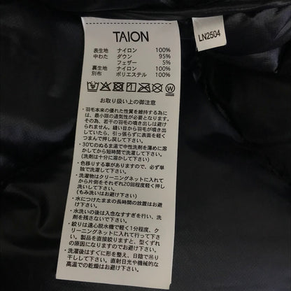 TAION | タイオン ボリュームダウンジャケット ダウンジャケット TAION-102VZMT ブラック サイズ：L【倉吉店】