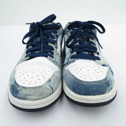 NIKE | ナイキ AJ1 Low 'Washed Denim' スニーカー CZ8455-100 エアジョーダン ブルー 26cm【瀬戸大橋店】