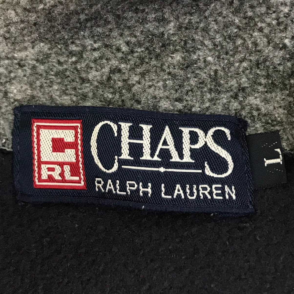 CHAPS RALPHLAUREN | チャプスラルフローレン ポロベア刺繍 ハーフジップフリースジャケット その他トップス ネイビー サイズ：L【倉吉店】