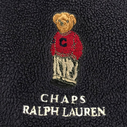 CHAPS RALPHLAUREN | チャプスラルフローレン ポロベア刺繍 ハーフジップフリースジャケット その他トップス ネイビー サイズ：L【倉吉店】