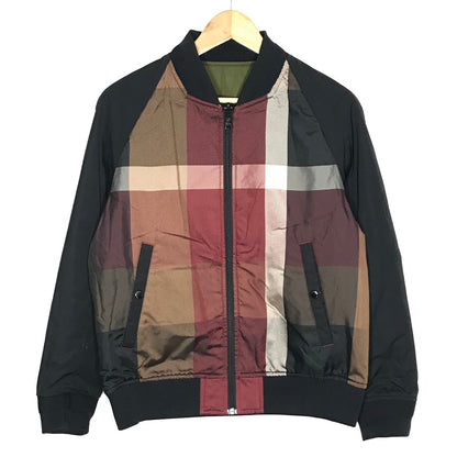BLACK LABEL CRESTBRIDGE | ブラックレーベルクレストブリッジ リバーシブル ブルゾン カーキ×チェック柄 サイズ：M【倉吉店】