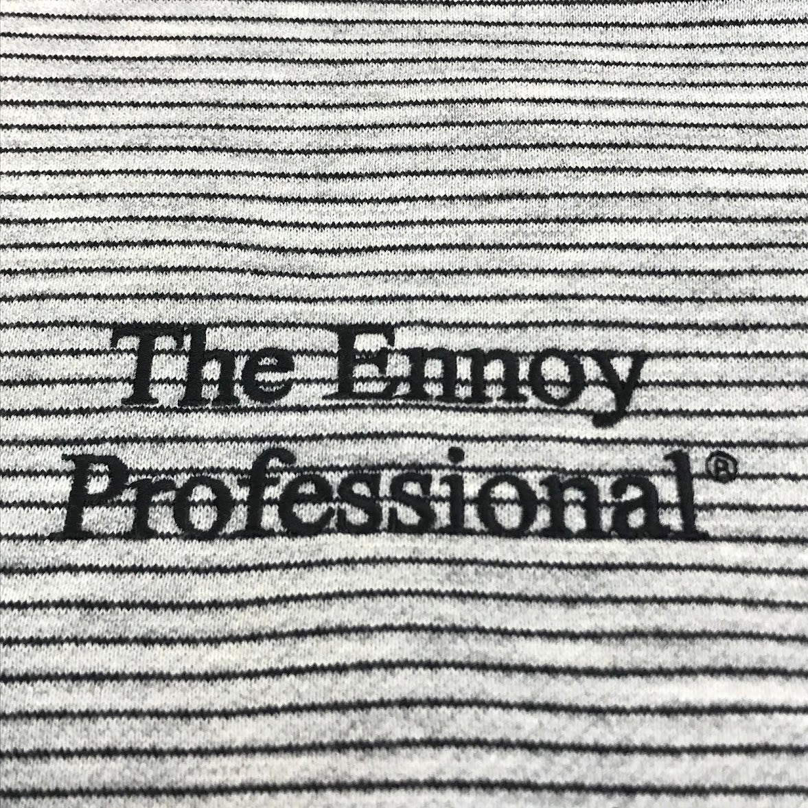 The Ennoy Professional｜エンノイ BORDER HOODIE SWEAT ボーダー フーディ プルオーバーパーカー パーカー グレー サイズ：XL【倉吉店】