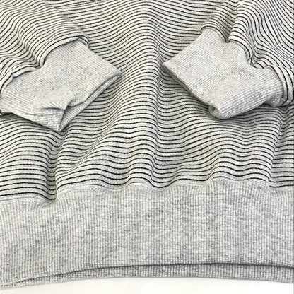 The Ennoy Professional｜エンノイ BORDER HOODIE SWEAT ボーダー フーディ プルオーバーパーカー パーカー グレー サイズ：XL【倉吉店】