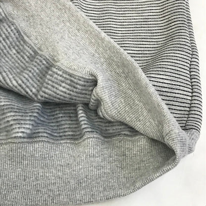 The Ennoy Professional｜エンノイ BORDER HOODIE SWEAT ボーダー フーディ プルオーバーパーカー パーカー グレー サイズ：XL【倉吉店】