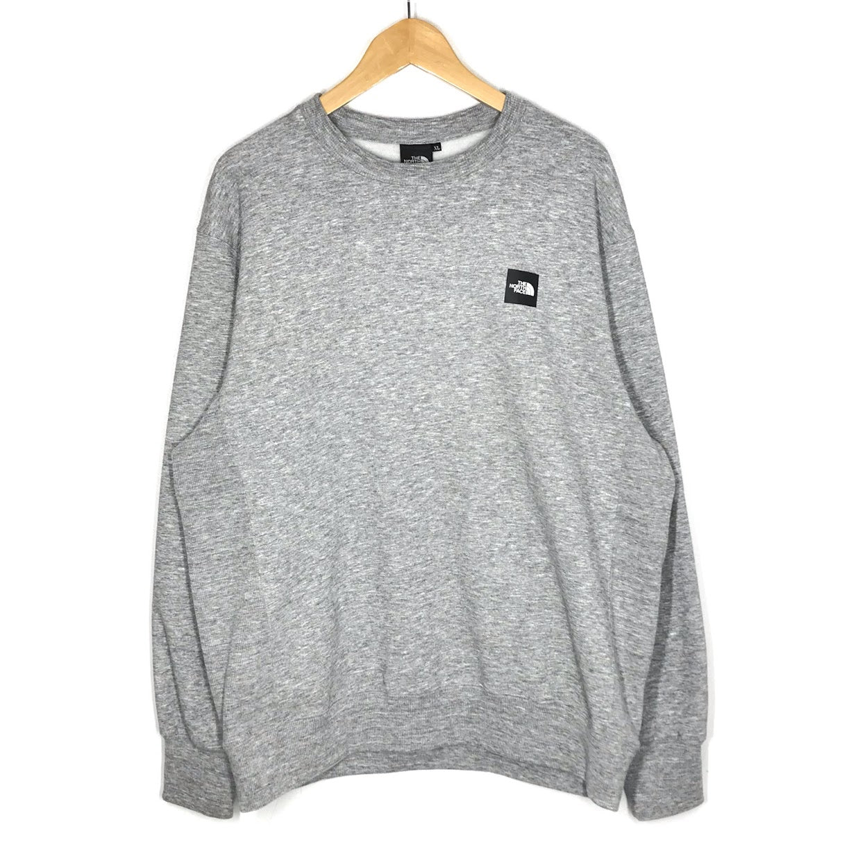 THE NORTH FACE | ザ・ノースフェイス SQUARE LOGO CREW スウェット NT62231 グレー サイズ：XL【倉吉店】