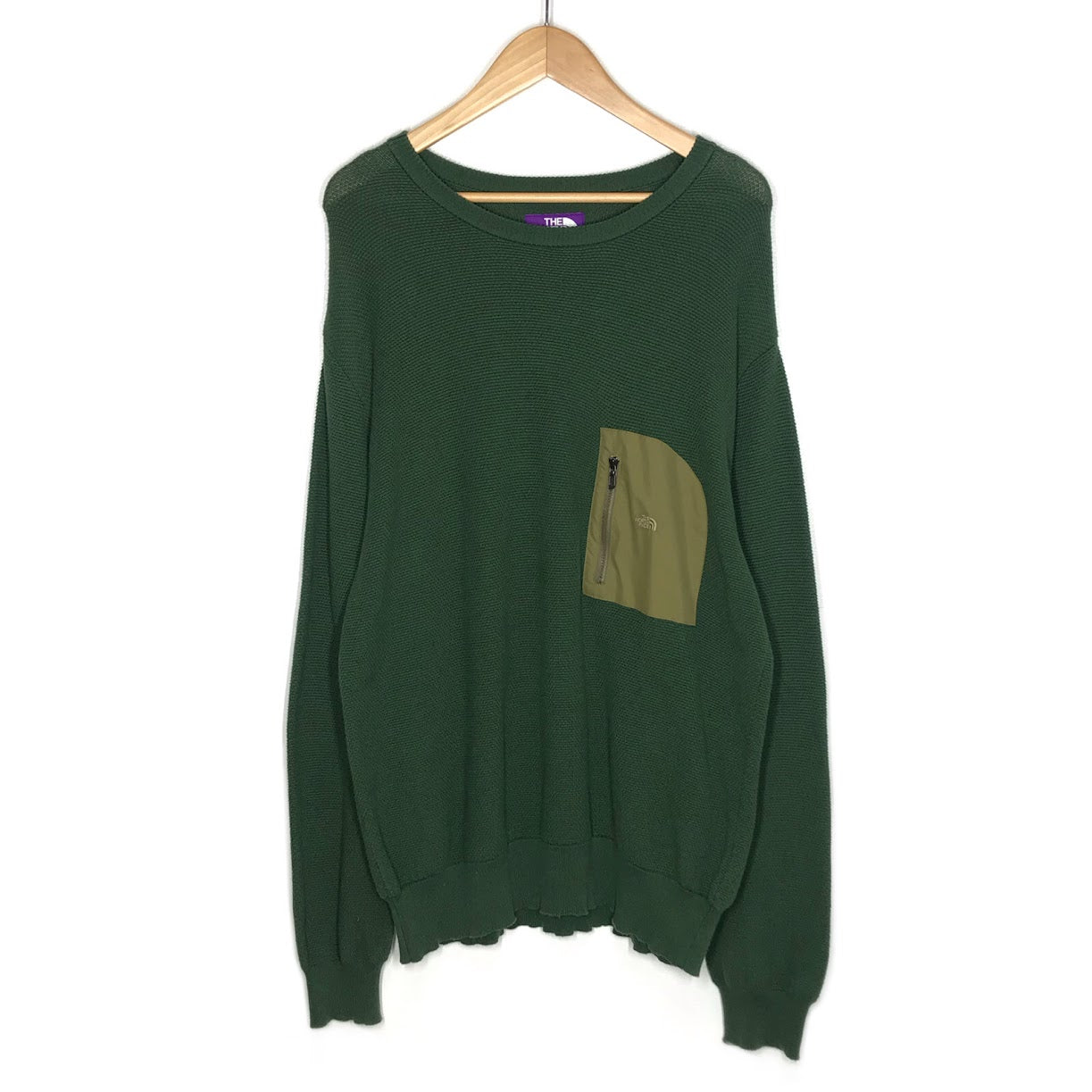 THE NORTH FACE PURPLE LABEL | ザノースフェイスパープルレーベル PACK FIELD SWEATER セーター NT6100N グリーン サイズ：L【倉吉店】