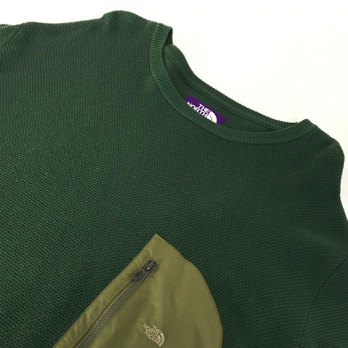 THE NORTH FACE PURPLE LABEL | ザノースフェイスパープルレーベル PACK FIELD SWEATER セーター NT6100N グリーン サイズ：L【倉吉店】
