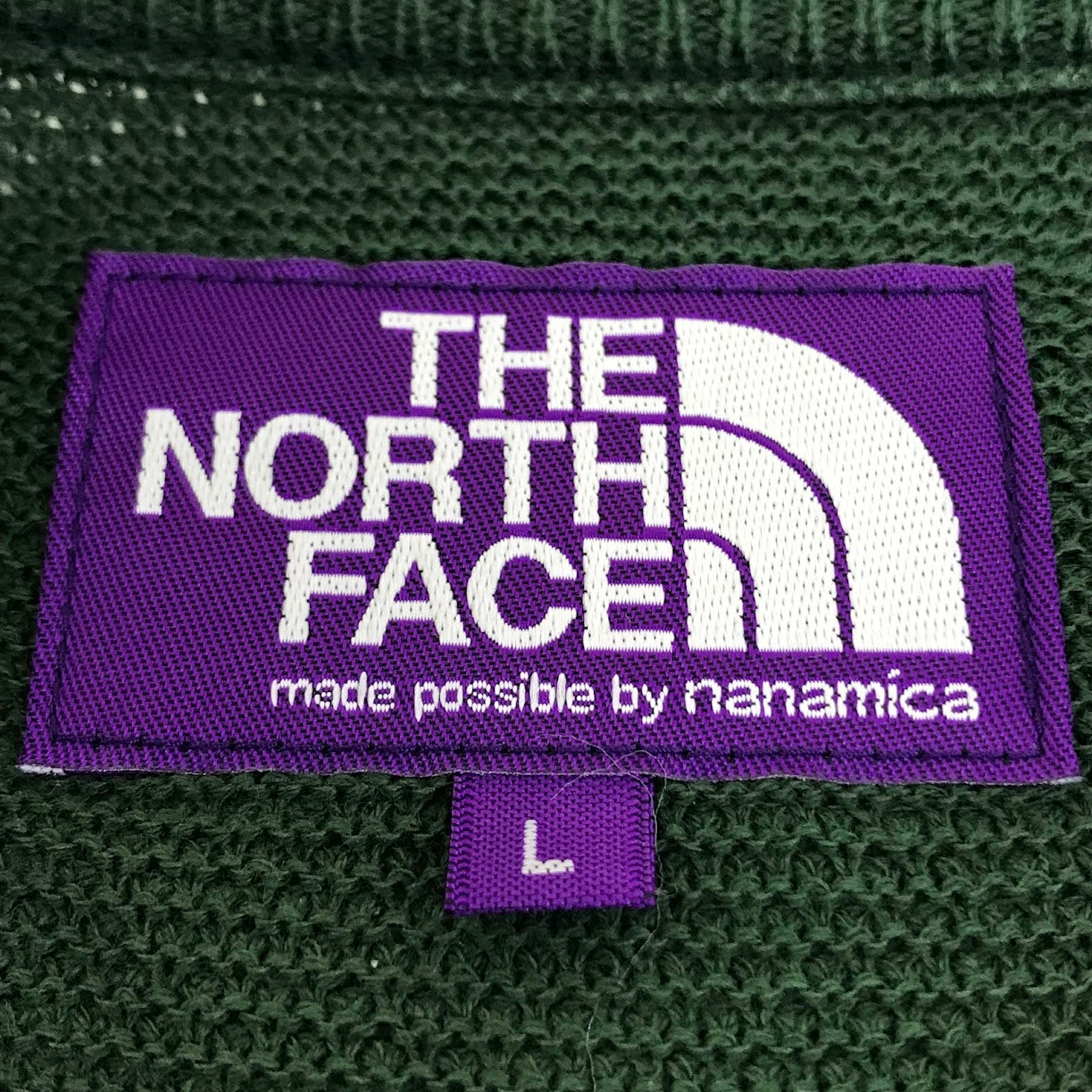 THE NORTH FACE PURPLE LABEL | ザノースフェイスパープルレーベル PACK FIELD SWEATER セーター NT6100N グリーン サイズ：L【倉吉店】