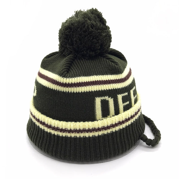 Diaspora skateboards | ディアスポラスケートボーズ DEESP POMPOM BEANIE ニットキャップ 23AW-DSP-HW06 カーキグリーン【倉吉店】