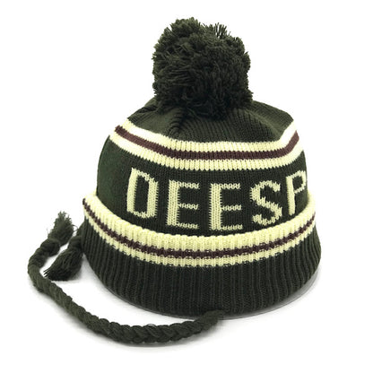 Diaspora skateboards | ディアスポラスケートボーズ DEESP POMPOM BEANIE ニットキャップ 23AW-DSP-HW06 カーキグリーン【倉吉店】