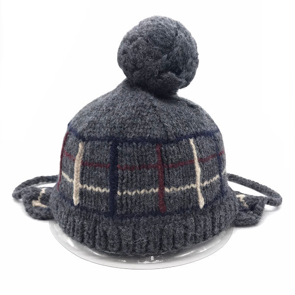 Diaspora skateboards | ディアスポラスケートボーズ Ear Flap Pom Pom Beanie ニットキャップ グレー【倉吉店】