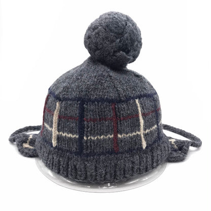 Diaspora skateboards | ディアスポラスケートボーズ Ear Flap Pom Pom Beanie ニットキャップ グレー【倉吉店】