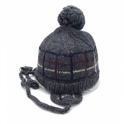 Diaspora skateboards | ディアスポラスケートボーズ Ear Flap Pom Pom Beanie ニットキャップ グレー【倉吉店】