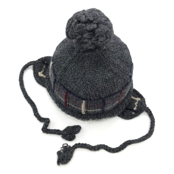 Diaspora skateboards | ディアスポラスケートボーズ Ear Flap Pom Pom Beanie ニットキャップ グレー【倉吉店】