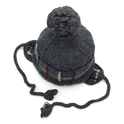 Diaspora skateboards | ディアスポラスケートボーズ Ear Flap Pom Pom Beanie ニットキャップ グレー【倉吉店】