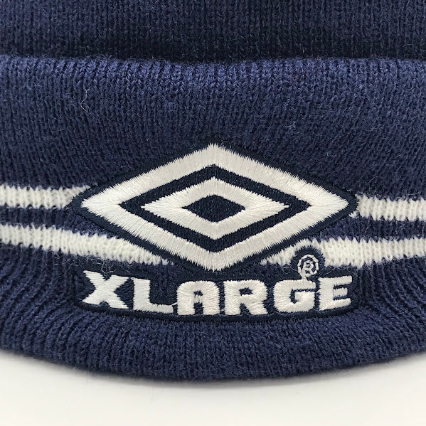 X-LARGE | エクストララージ EAR FLAP BEANIE ニットキャップ 101234051018 ネイビー【倉吉店】