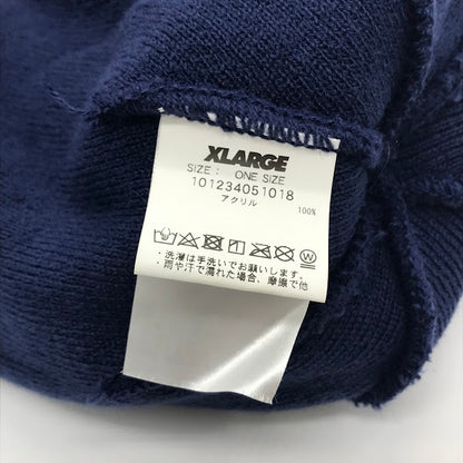 X-LARGE | エクストララージ EAR FLAP BEANIE ニットキャップ 101234051018 ネイビー【倉吉店】