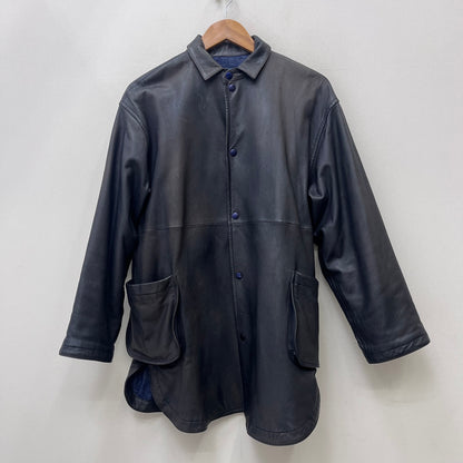 PORTER CLASSIC | ポータークラシック leather car coat 鹿革 レザー ブラック サイズ：1【加古川店】