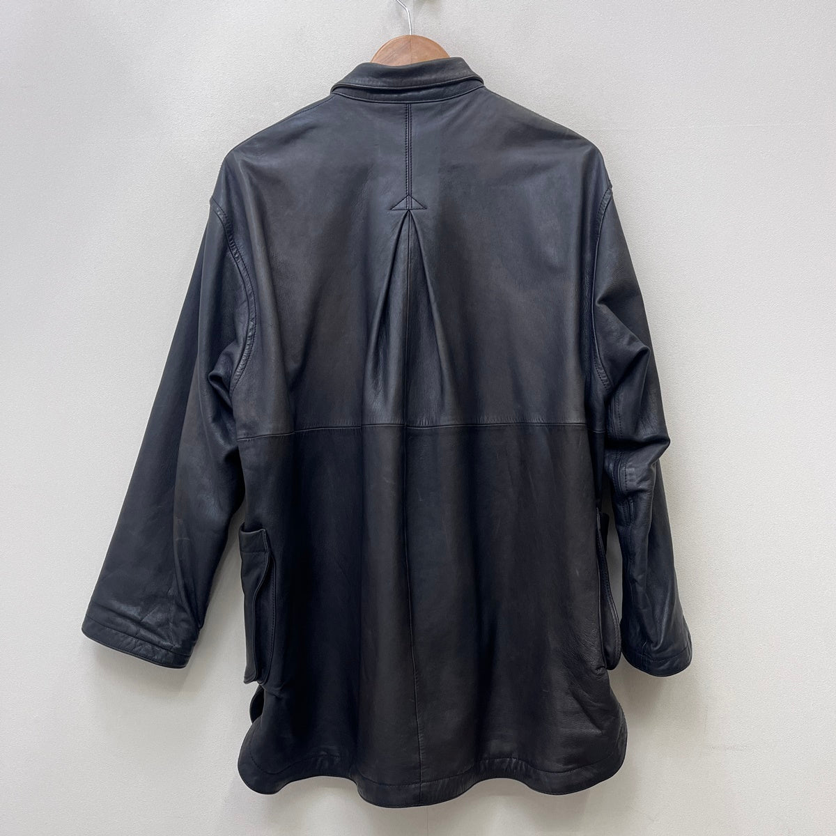 PORTER CLASSIC | ポータークラシック leather car coat 鹿革 レザー ブラック サイズ：1【加古川店】