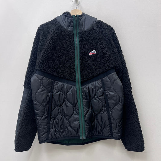 NIKE | ナイキ Heritage Boa Fleece Quilting ナイロンジャケット CU4447-010 ブラック サイズ：XL【加古川店】