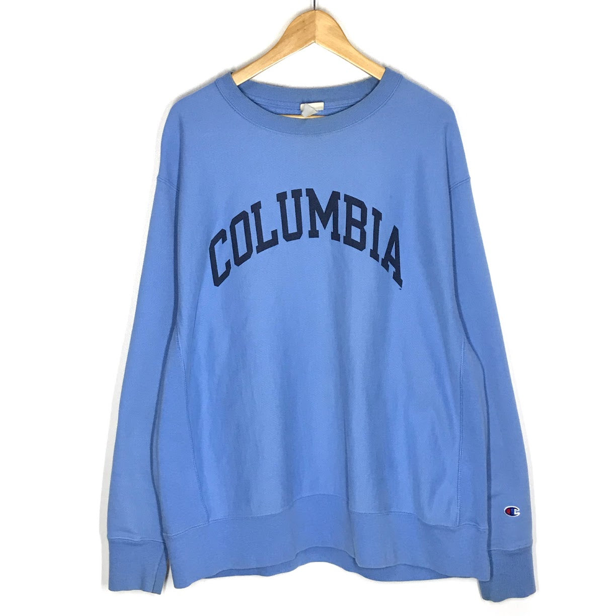 Champion | チャンピオン カレッジロゴ Columbia University リバースウィーブ スウェット ブルー サイズ：XL【倉吉店】