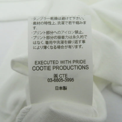 COOTIE | クーティー Oversized Print S/S Tee 半袖Ｔシャツ CTE-25A341 ホワイト サイズ：XL【瀬戸大橋店】