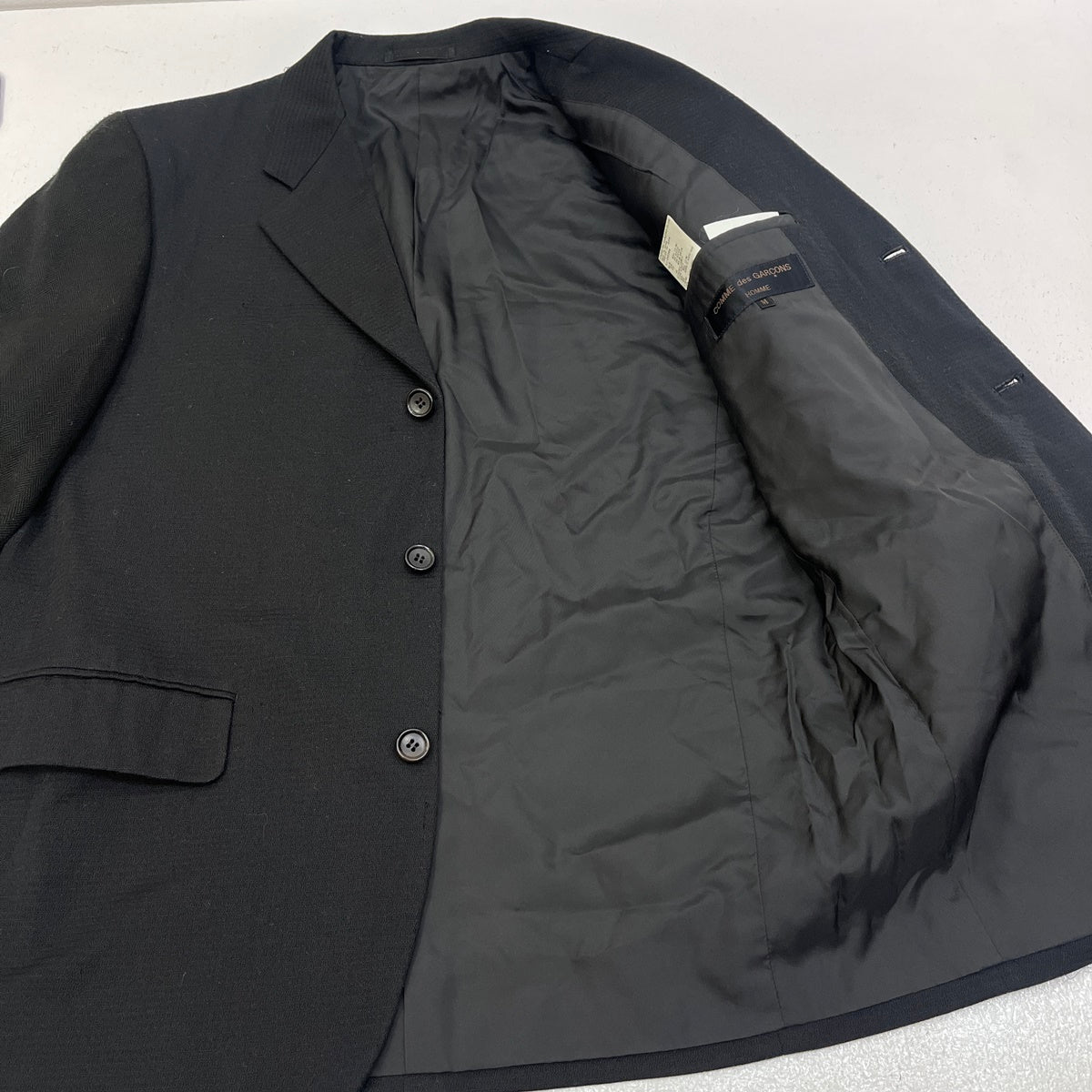 COMME des GARCONS HOMME | コムデギャルソンオム 90s テーラードジャケット HJ-04036M ブラック サイズ：M【加古川店】