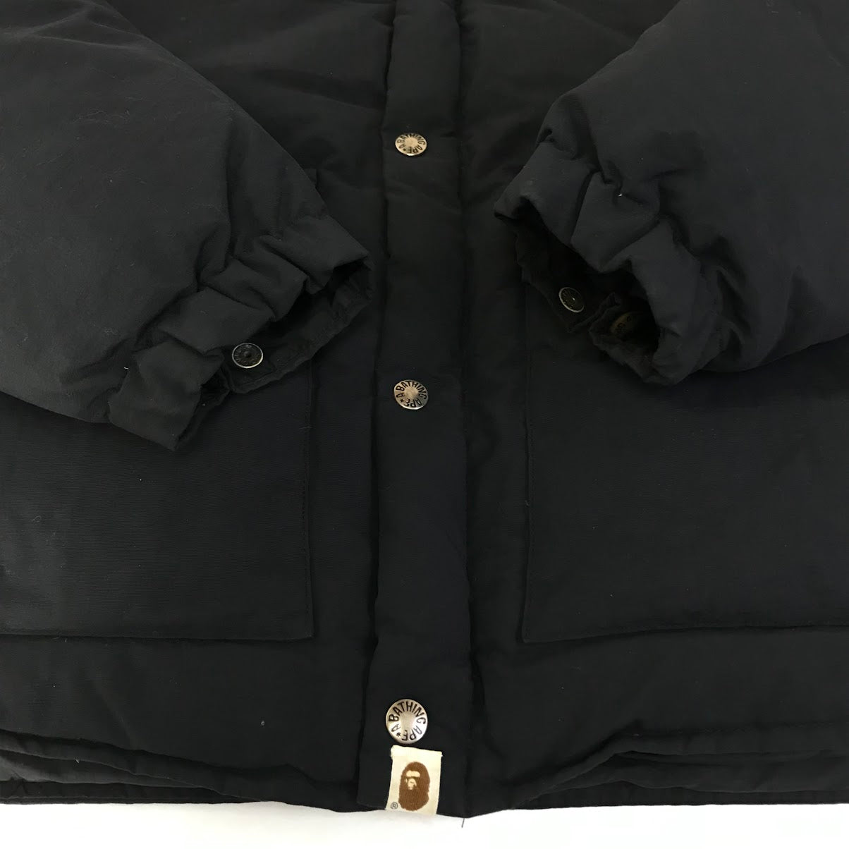 A BATHING APE | アベイシングエイプ ダウンジャケット ブラック サイズ：M【倉吉店】