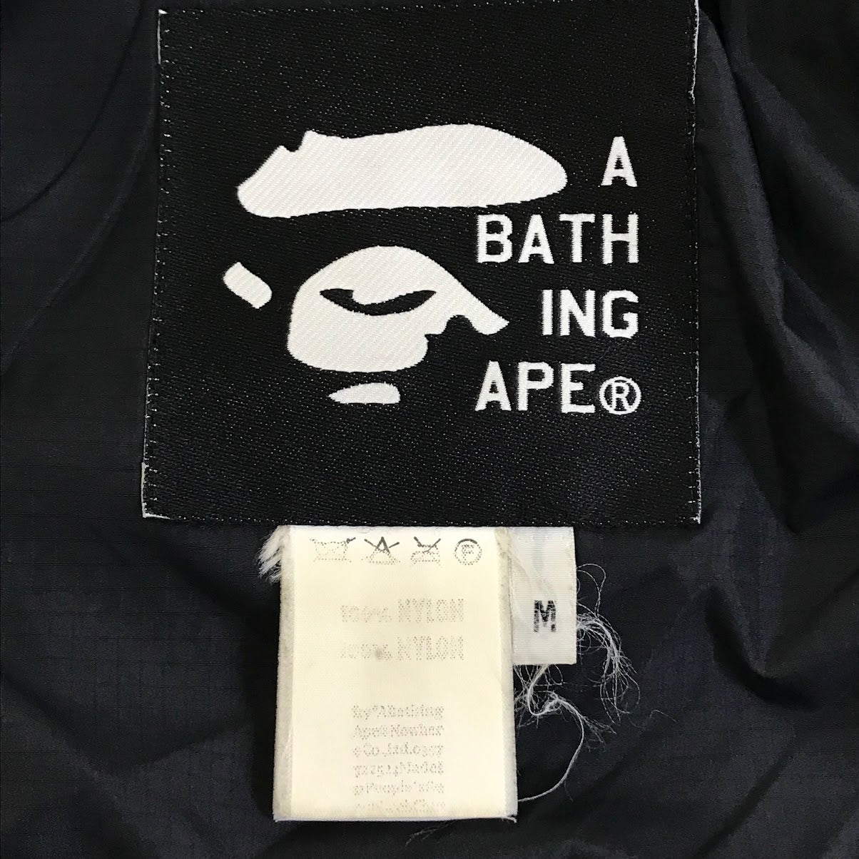 A BATHING APE | アベイシングエイプ ダウンジャケット ブラック サイズ：M【倉吉店】