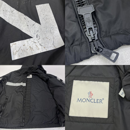 MONCLER | モンクレール ×OFF-WHITE GANGUI 17SS ナイロンジャケット C109H4110080 ブラック サイズ：2【加古川店】