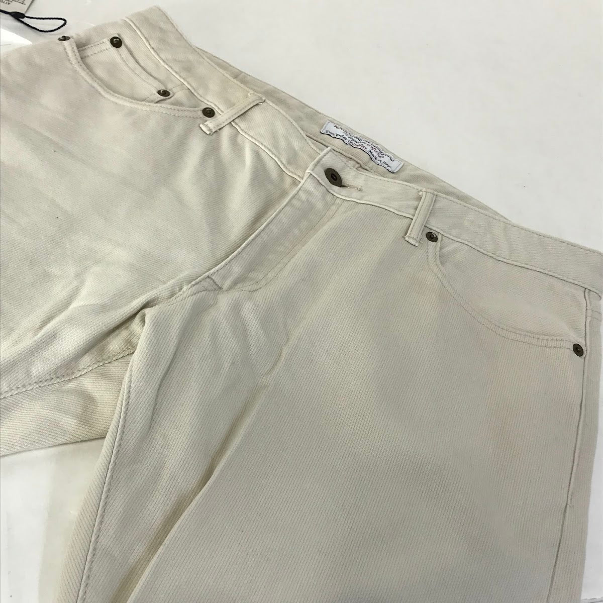 JAPAN BLUE JEANS | ジャパンブルージーンズ セミワイドテーパード 5Pピケパンツ パンツ RJB1020 ホワイト サイズ：34【倉吉店】