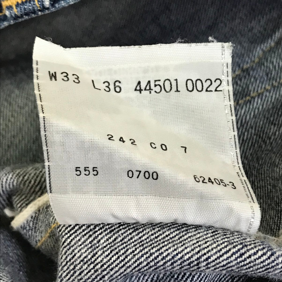 Levi's | リーバイス 00s S501XX ボタン裏555 デニムパンツ 44501 0022 インディゴ サイズ：33【倉吉店】