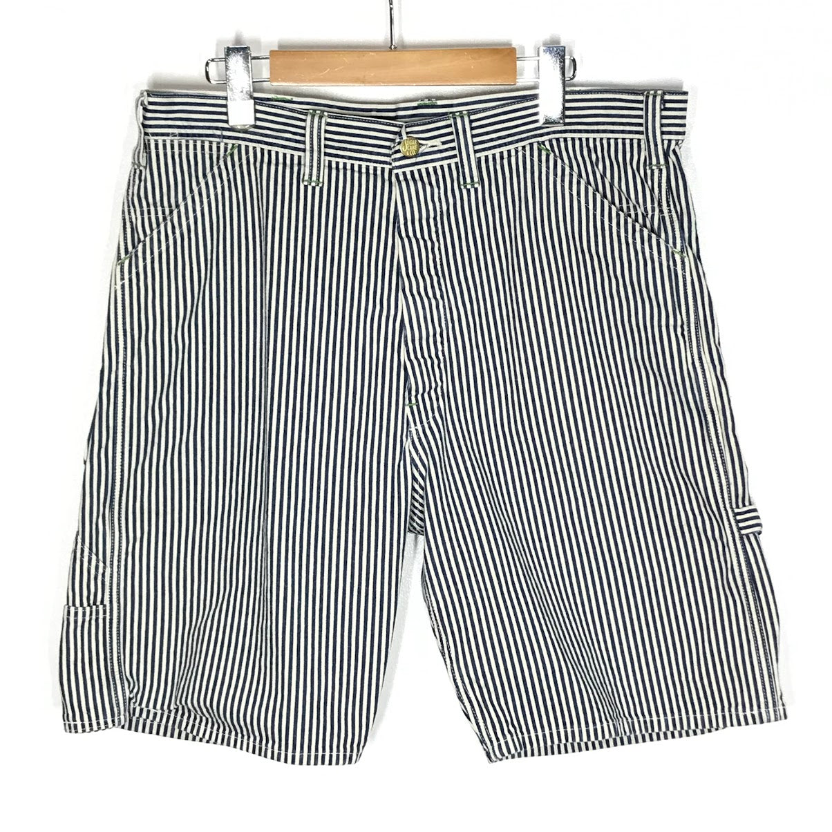 SUGAR CANE | シュガーケーン 11oz. HICKORY STRIPE WORK SHORTS ヒッコリーストライプ ハーフパンツ ショートパンツ SC52566 サイズ：36【倉吉店】