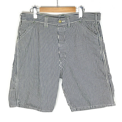 SUGAR CANE | シュガーケーン 11oz. HICKORY STRIPE WORK SHORTS ヒッコリーストライプ ハーフパンツ ショートパンツ SC52566 サイズ：36【倉吉店】